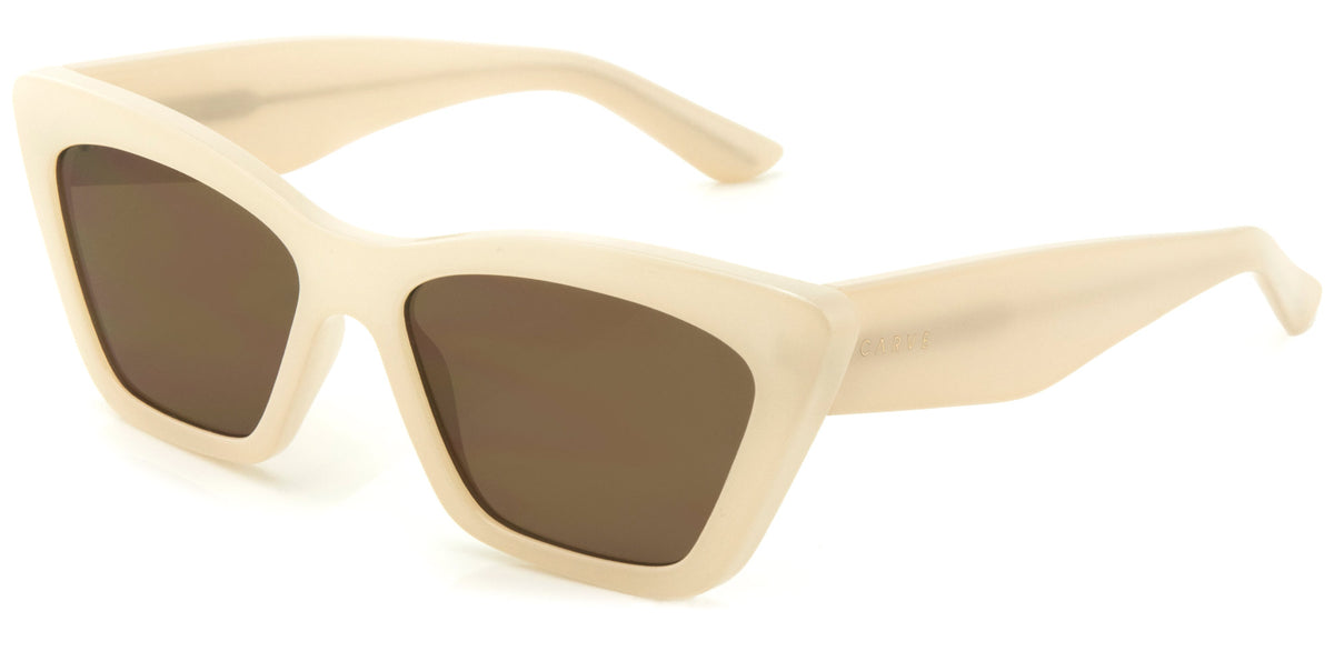 Tahoe - Gloss Translucent Seashell Frame with Brown Lens