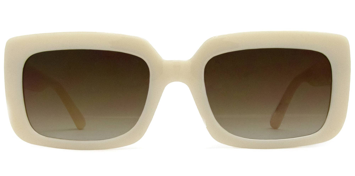 Laguna - Gloss Alabaster Frame with Brown Gradient Lens