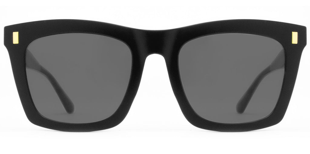 Kirby - Semi Gloss Black Grey Lens