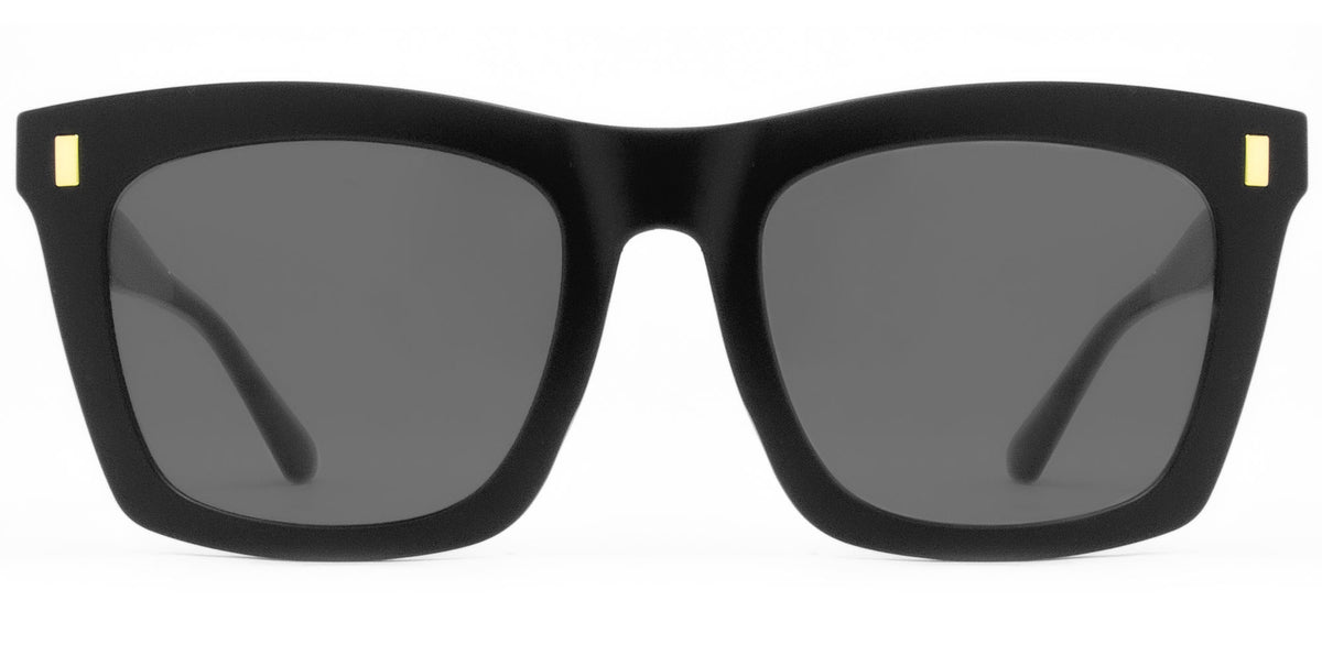 Kirby - Semi Gloss Black Grey Lens