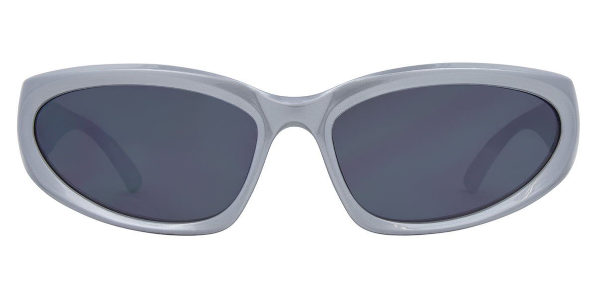 Kubix - Gloss Silver Frame with Grey Mirrored Lens