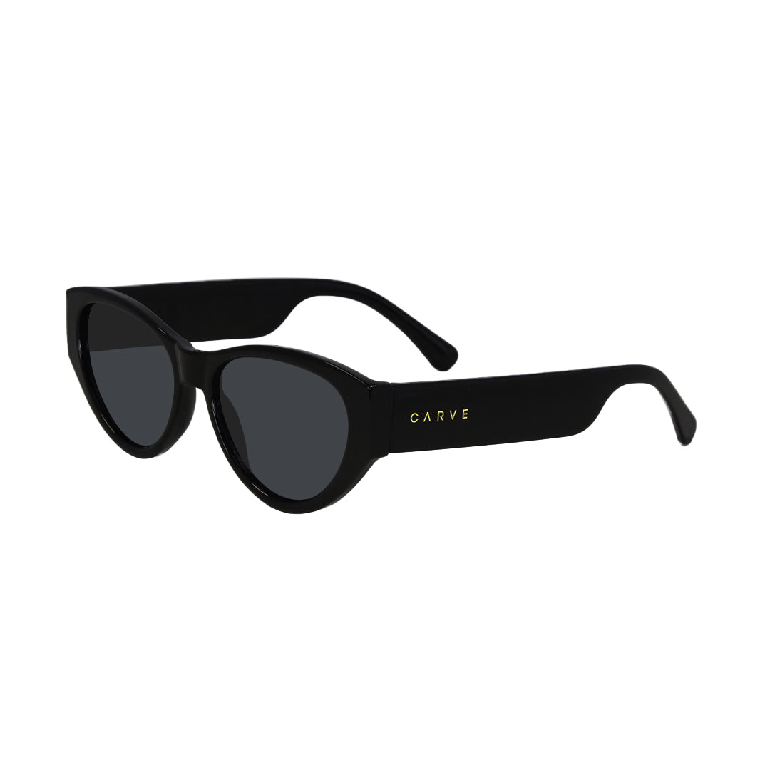 Lulu - Gloss Black with Grey Lens