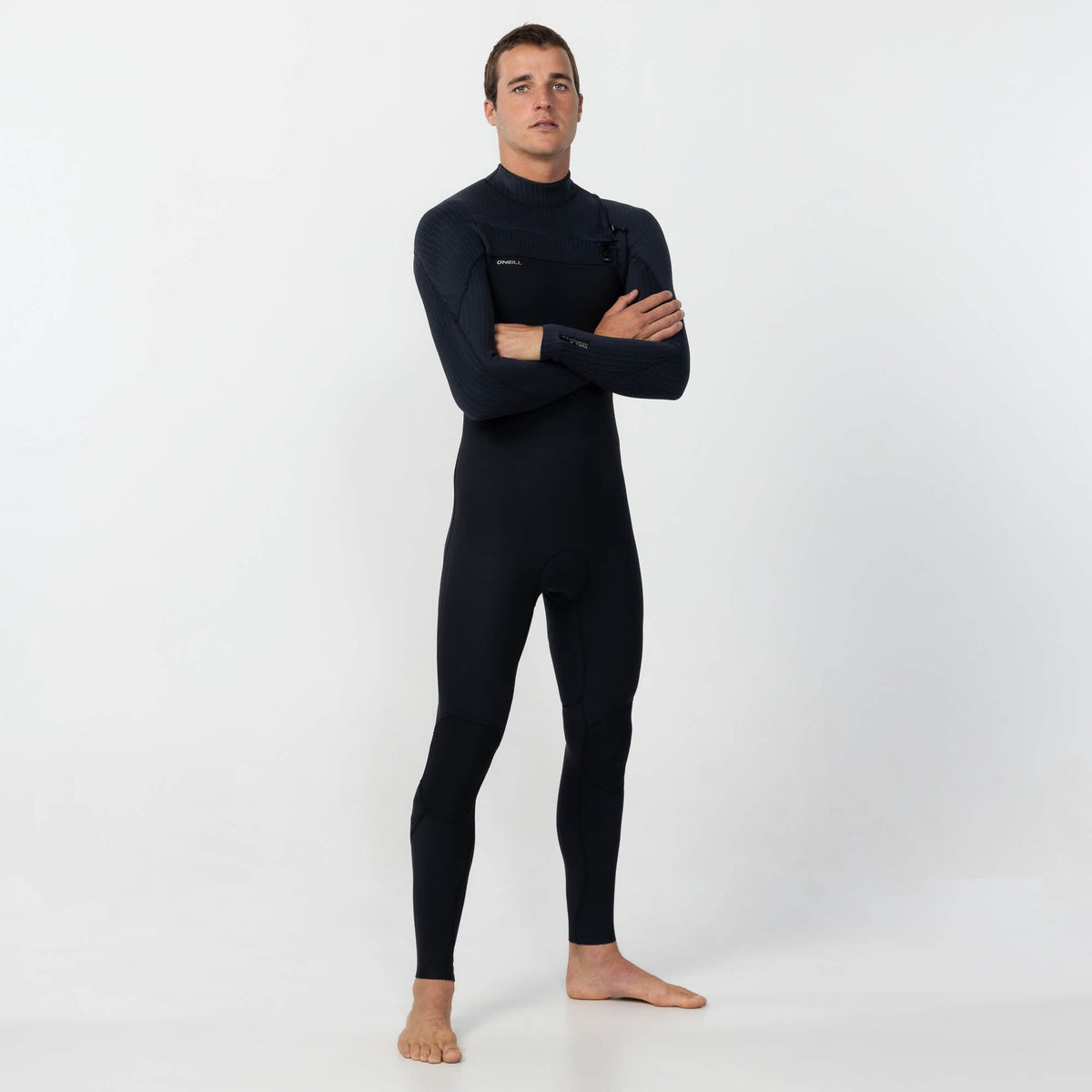 Men's HyperFreak 3/2+mm Steamer Chest Zip - Black