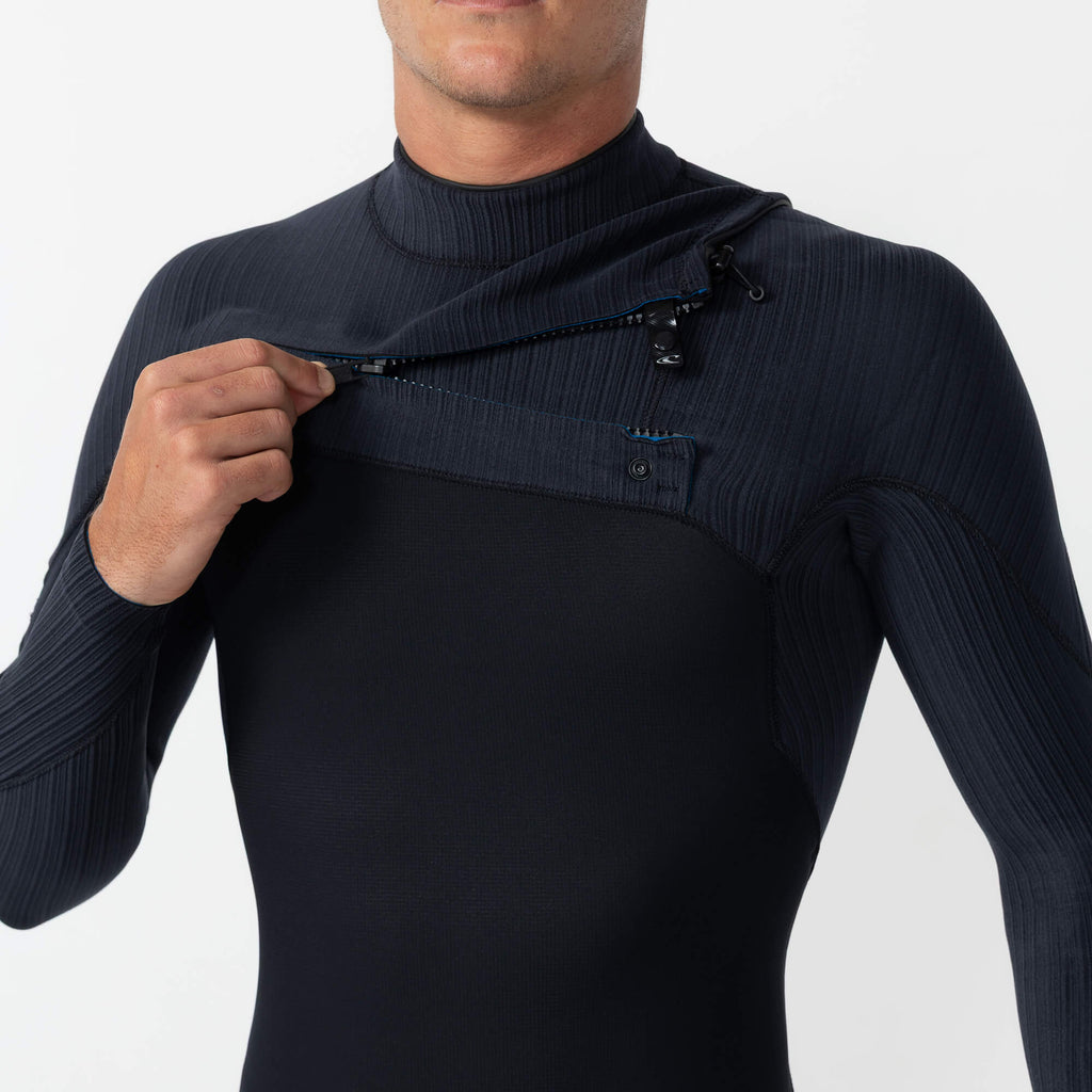 Men's HyperFreak 3/2+mm Steamer Chest Zip - Black