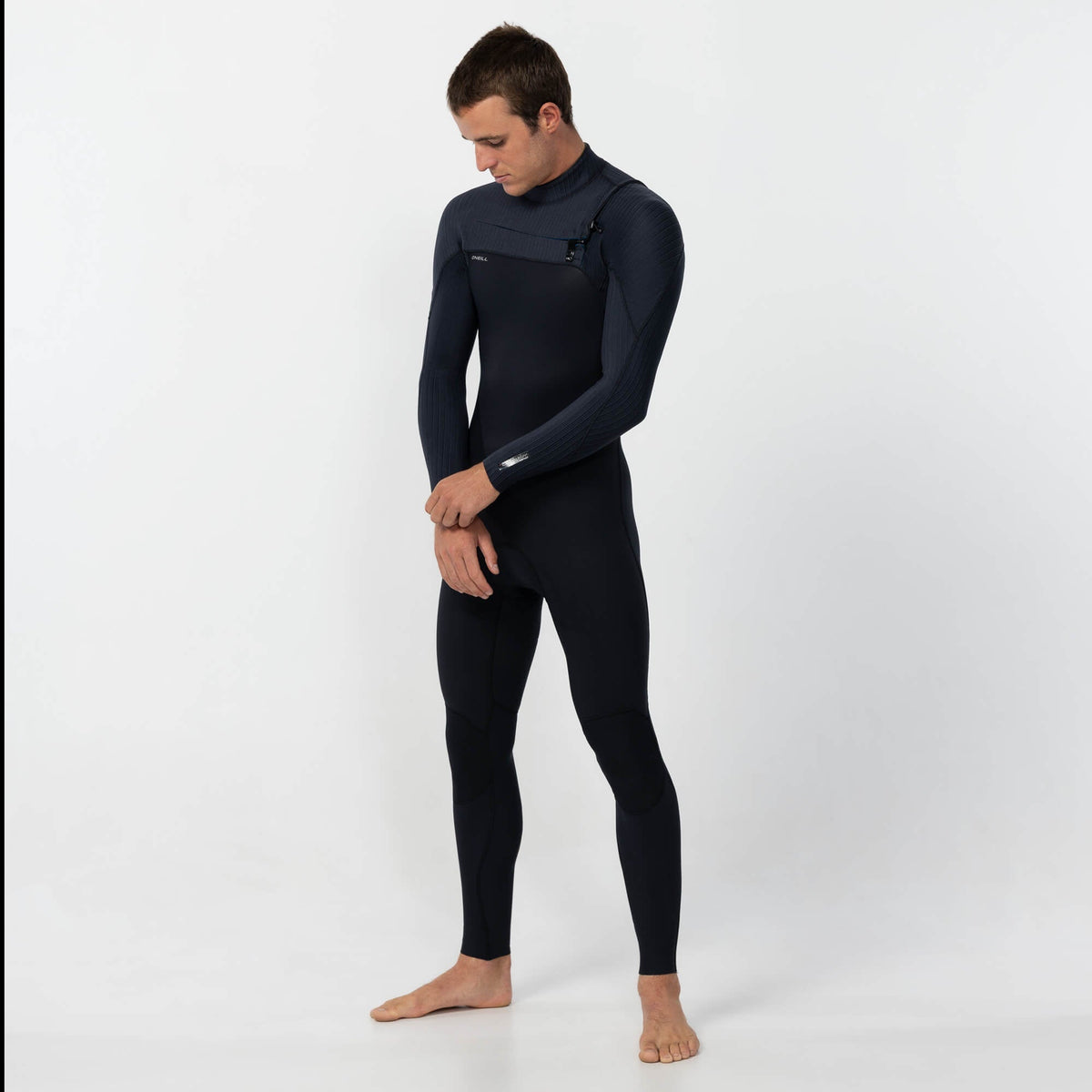 Men's HyperFreak 3/2+mm Steamer Chest Zip - Black