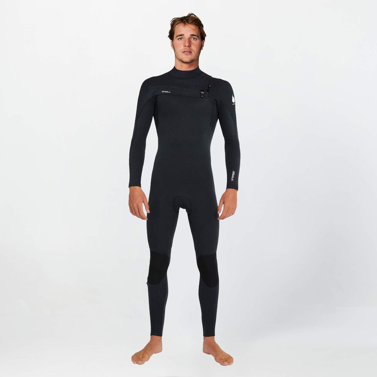 Men's HyperFire 4/3mm Steamer Chest Zip - Black
