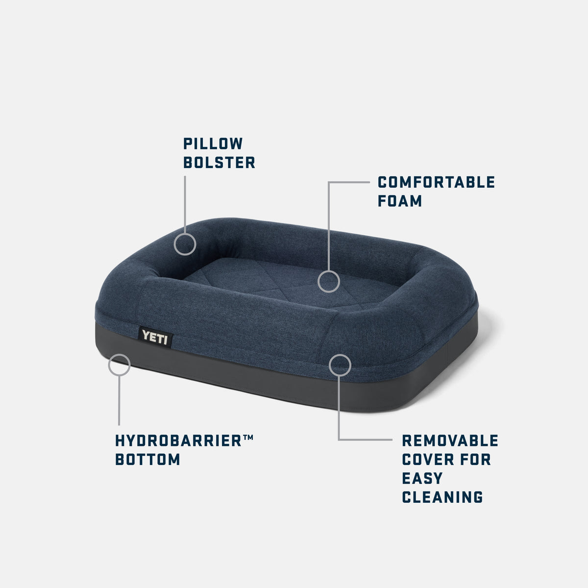 Boomer(TM) Dog Bed Small - Navy