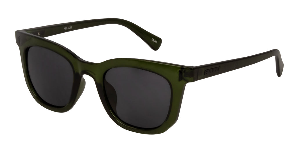 Nelson - Crystal Moss Green Frame with Grey Lens