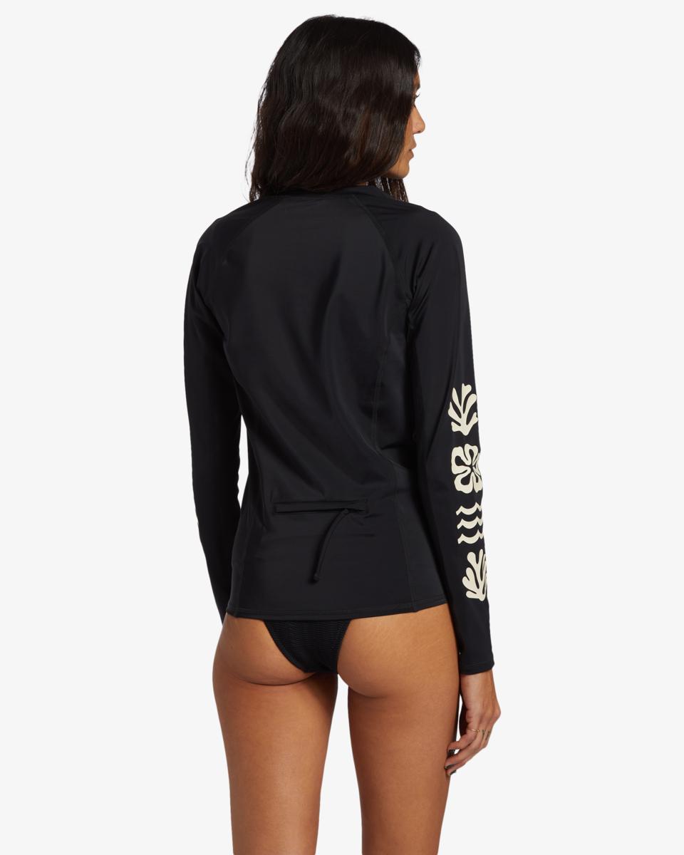 Coral Gardeners Half Zip Long Sleeve Rash Vest