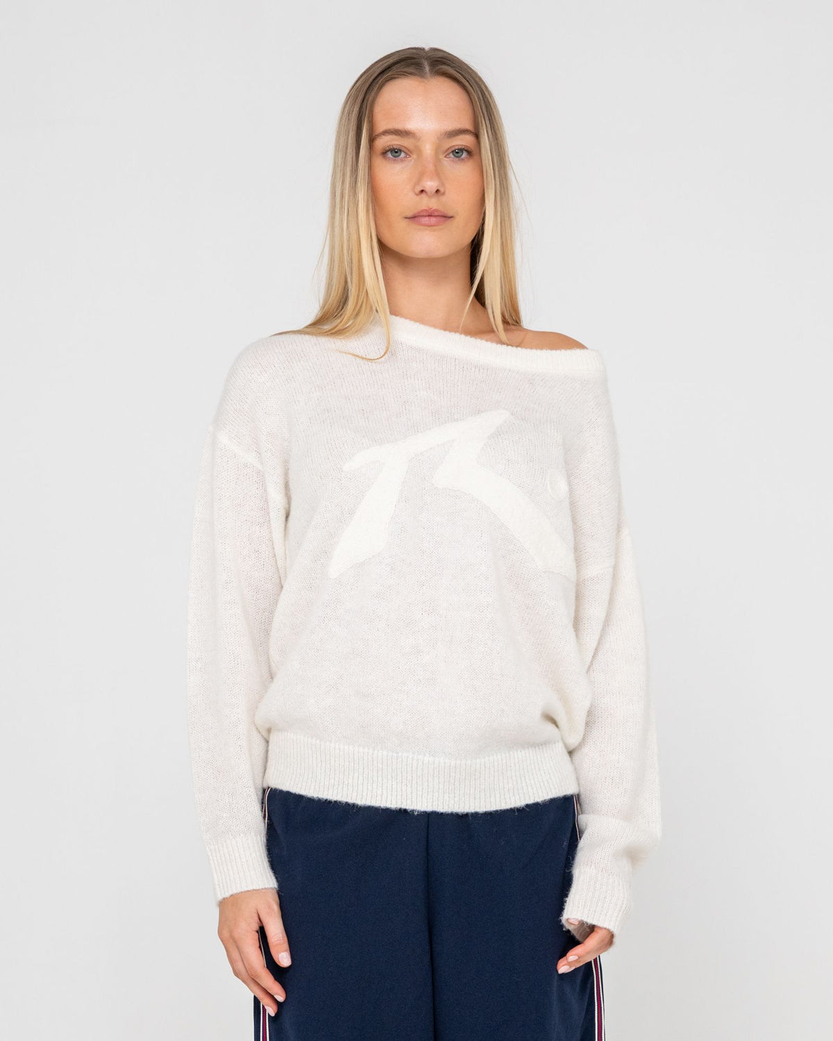 MILES OPEN KNIT CREW