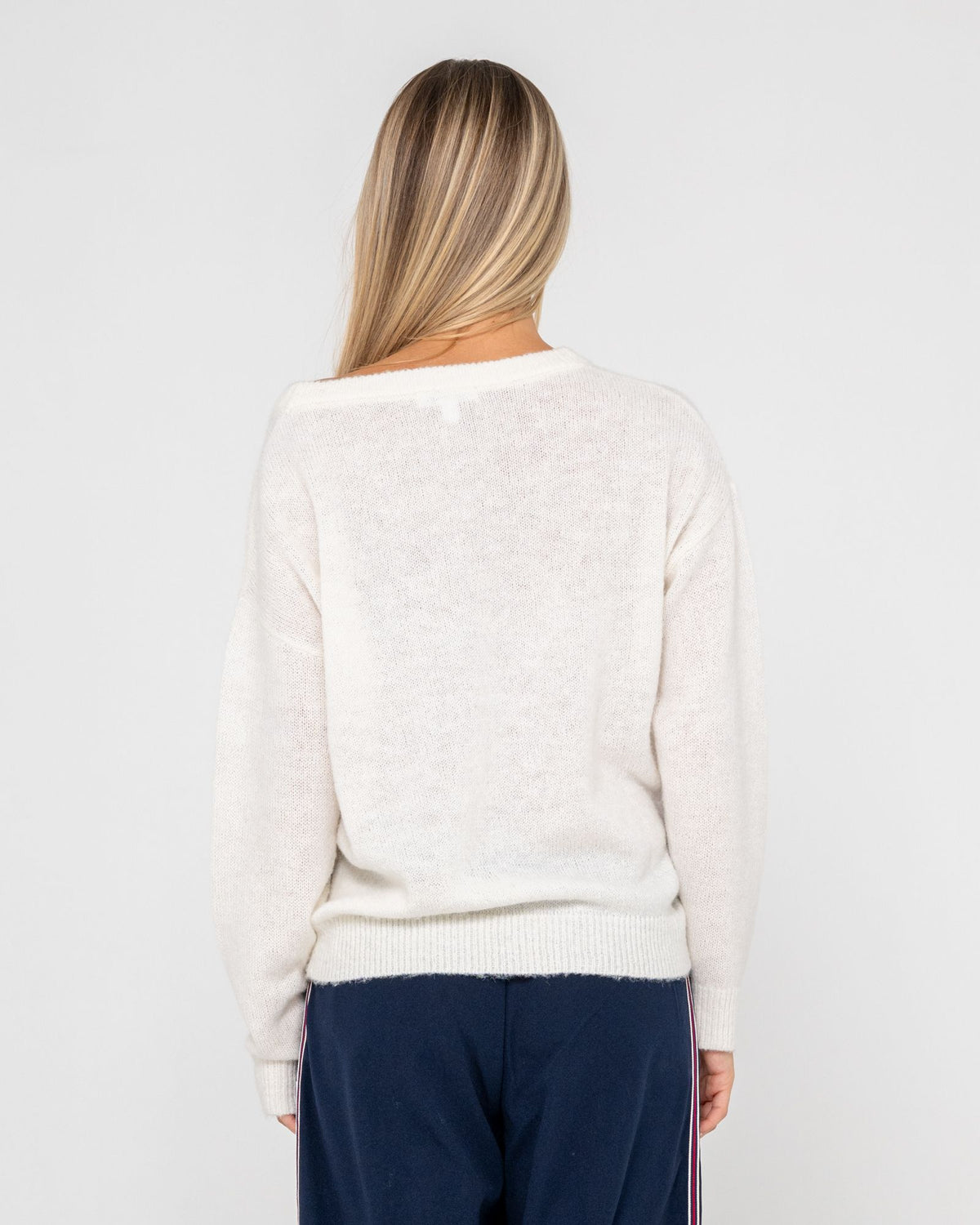 MILES OPEN KNIT CREW