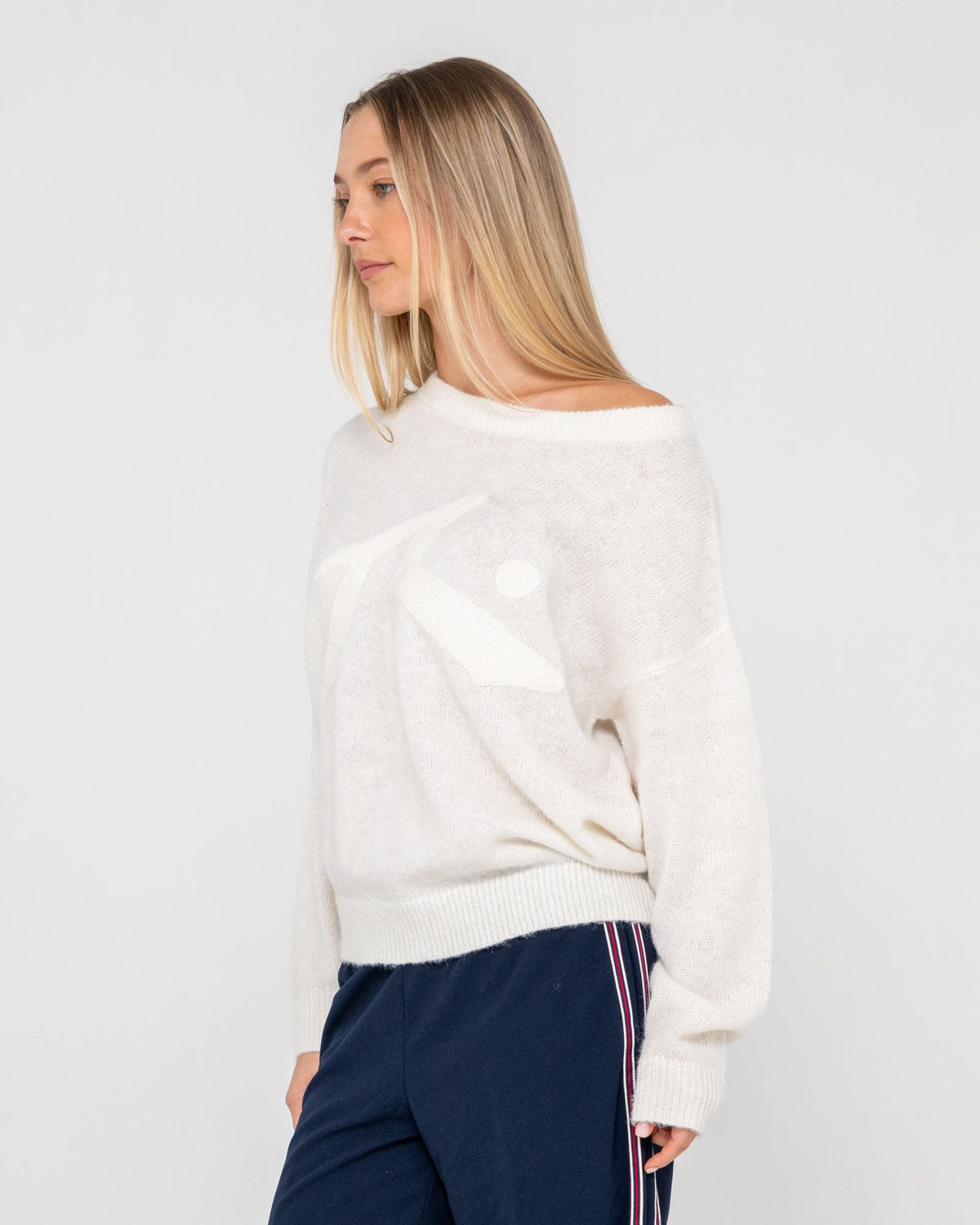 MILES OPEN KNIT CREW