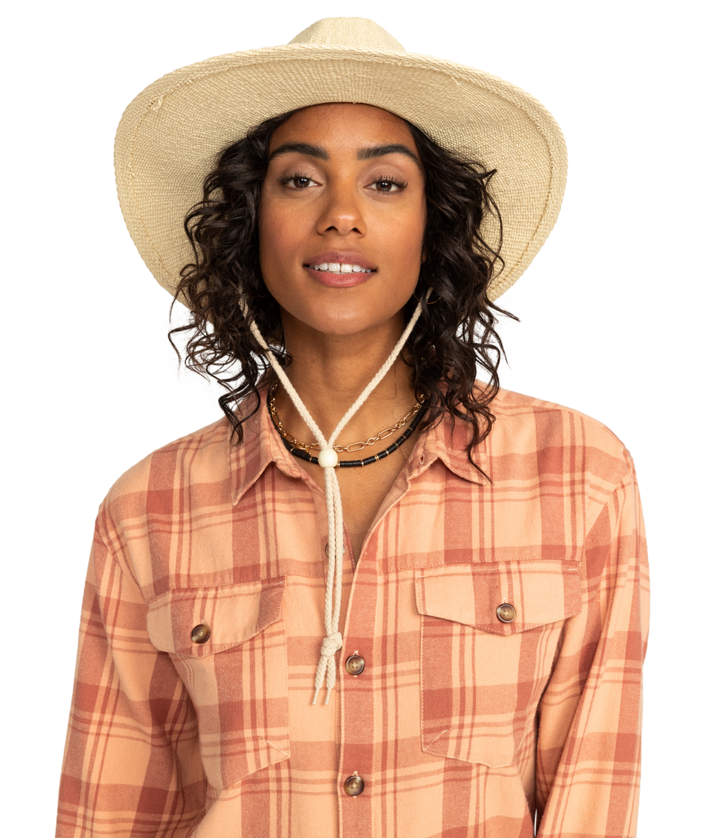 Sunny Kisses - Straw Sun Hat for Women