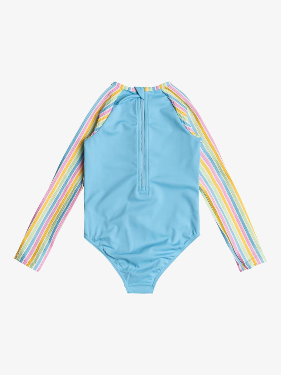 Girls 2-7 Mirage Long Sleeves One-Piece Rashguard