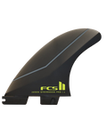 FCSII JS PG Pro Tri Fins Smoke Lime Medium