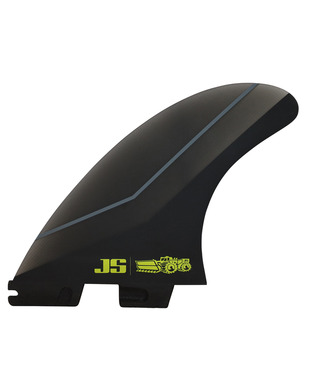 FCSII JS PG Pro Tri Fins Smoke Lime Medium