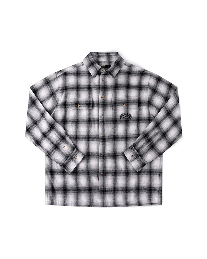 VIVIAN FLANNEL LS SHIRT // GREY