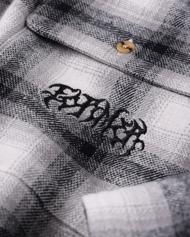 VIVIAN FLANNEL LS SHIRT // GREY
