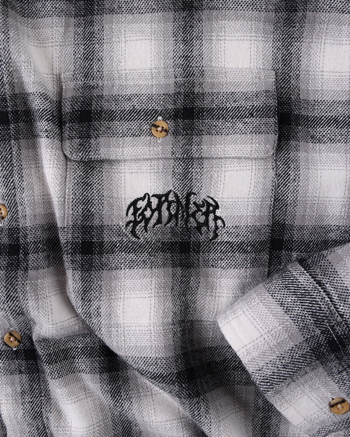 VIVIAN FLANNEL LS SHIRT // GREY