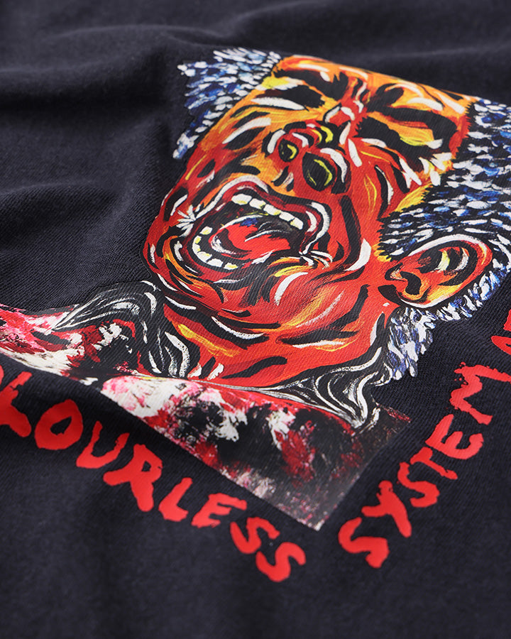 COLOURLESS CLOWN T-SHIRT // MERCH BLACK
