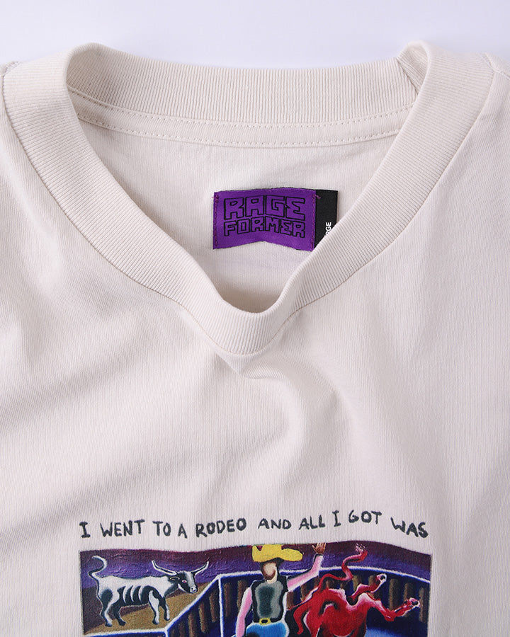 RODEO SHRUNKEN T-SHIRT // BONE