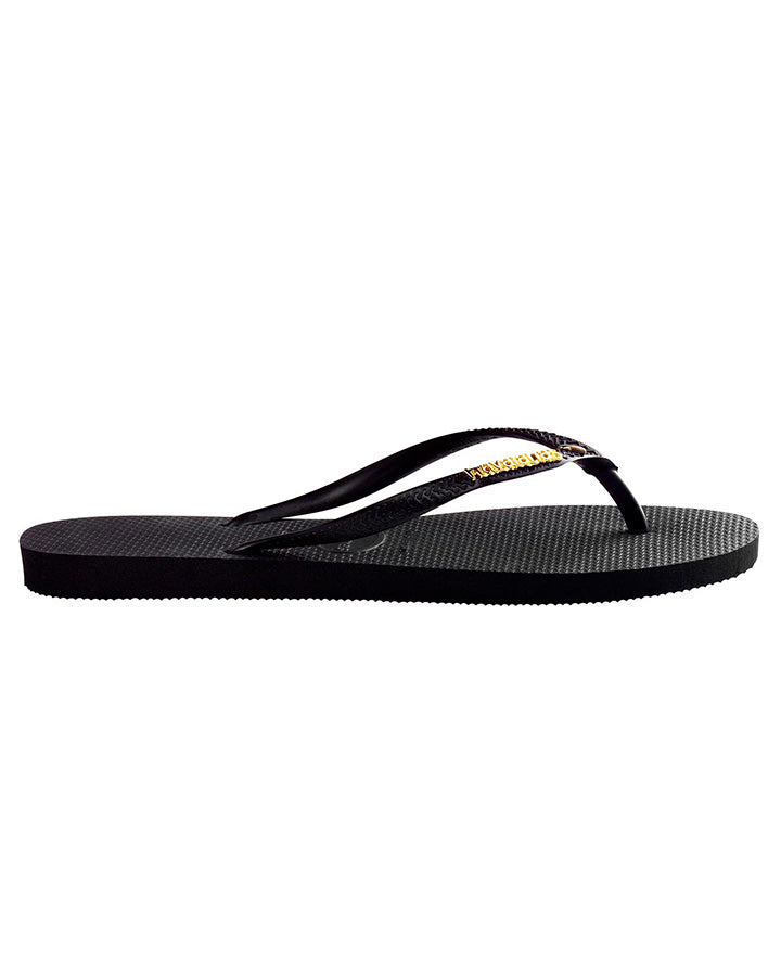Slim Metal Logo Black/Gold