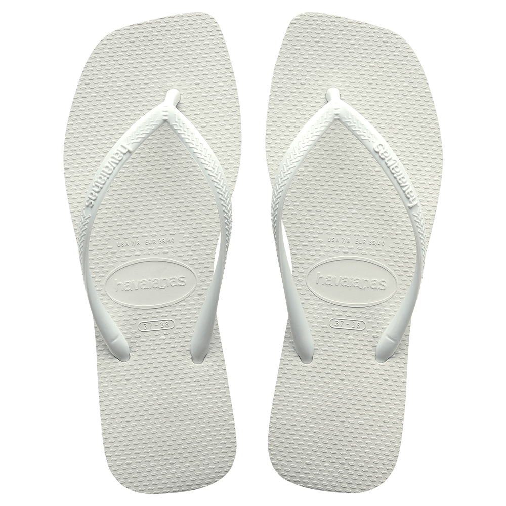 Slim Square Solid White