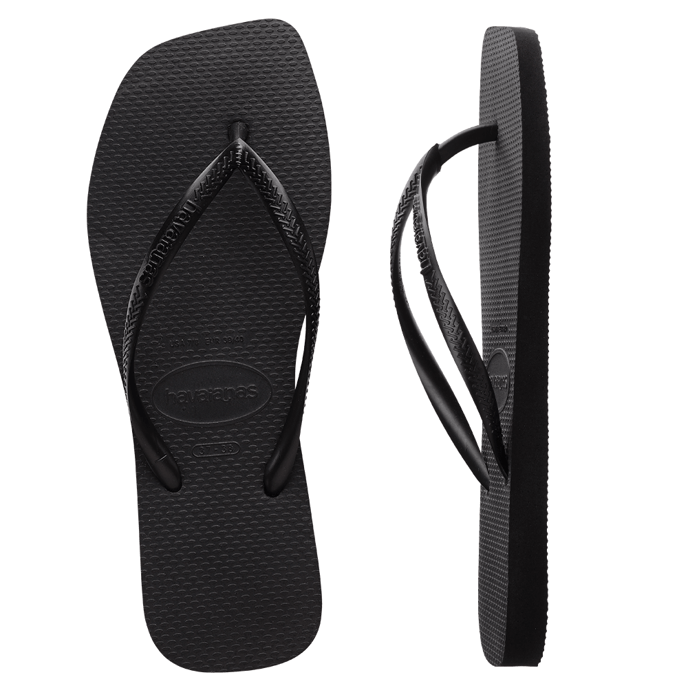 Slim Square Solid Black