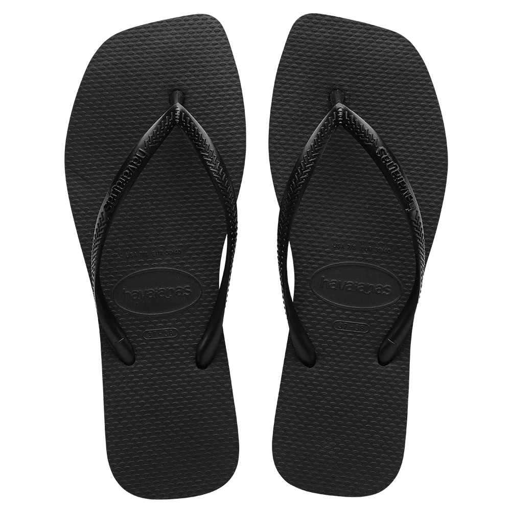 Slim Square Solid Black