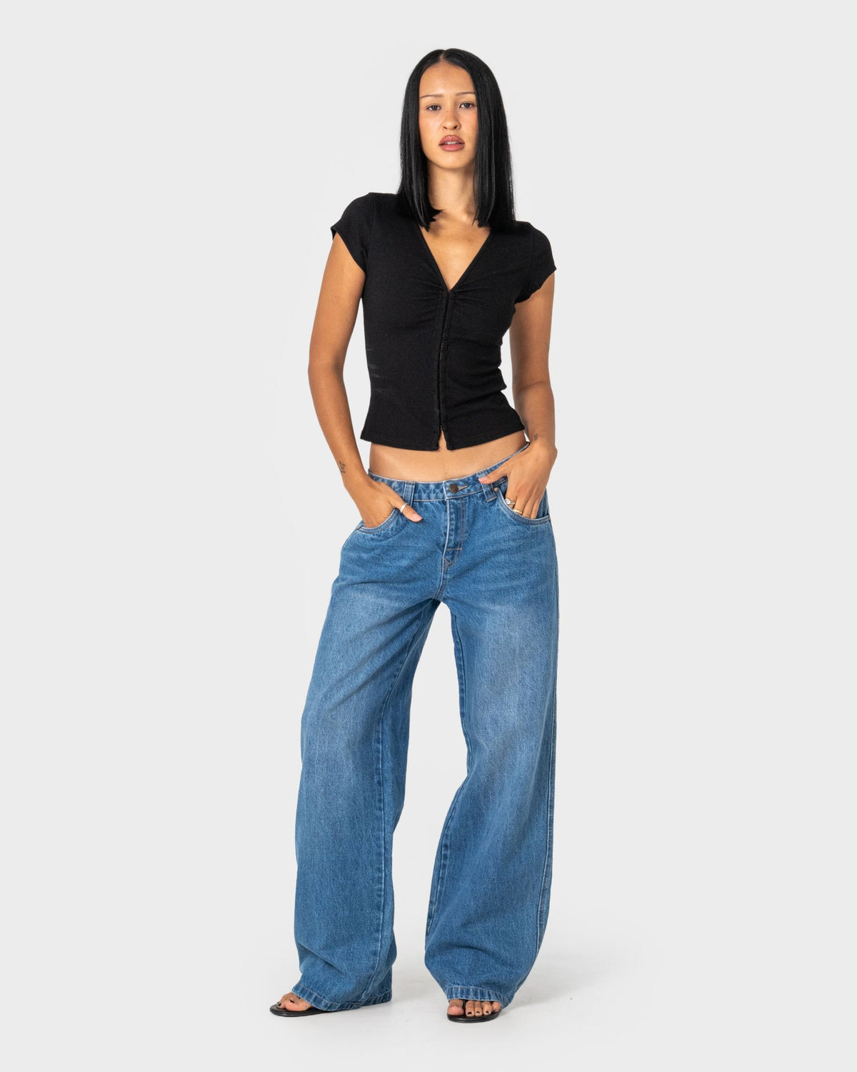 Wendy Wide Low Rise Jean