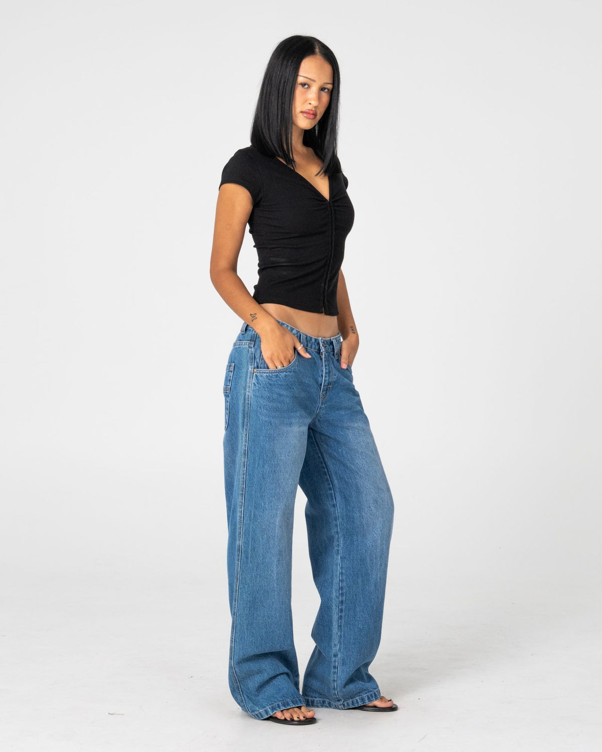 Wendy Wide Low Rise Jean