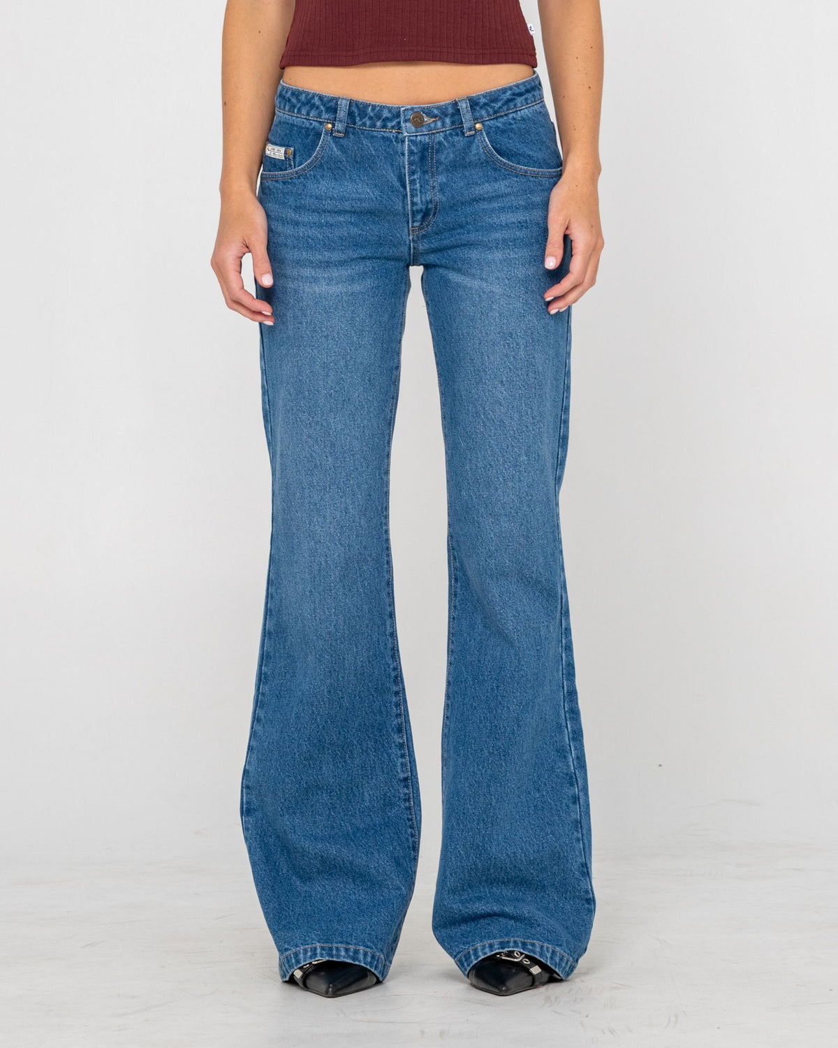 Freida Flare Low Rise Jeans