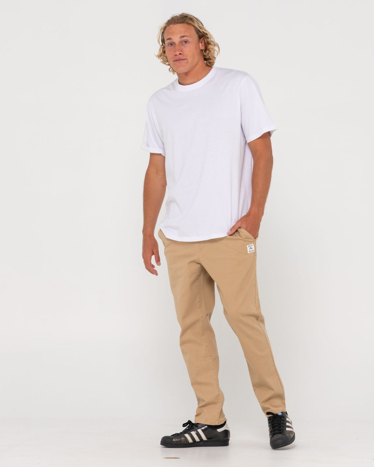 MID BOY STRAIGHT FIT ELASTIC PANT