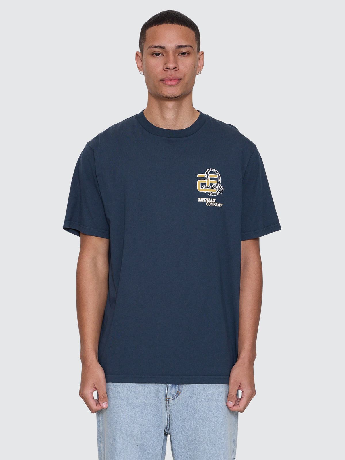Paradise Falling Merch Fit Tee - Federal Blue