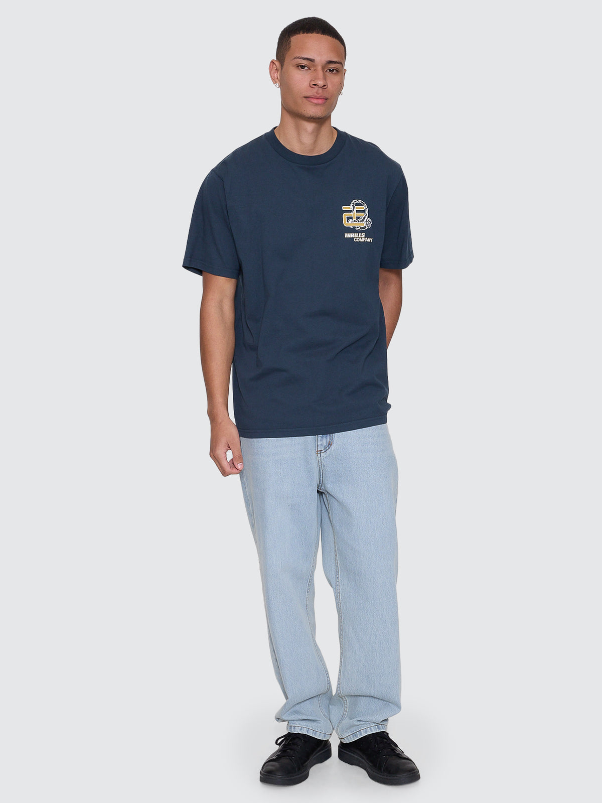 Paradise Falling Merch Fit Tee - Federal Blue