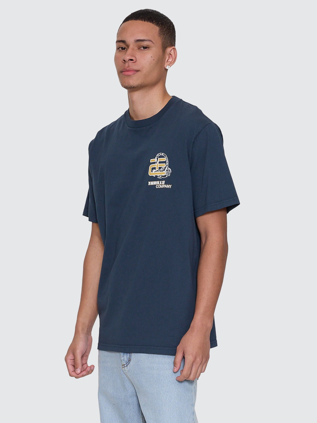 Paradise Falling Merch Fit Tee - Federal Blue