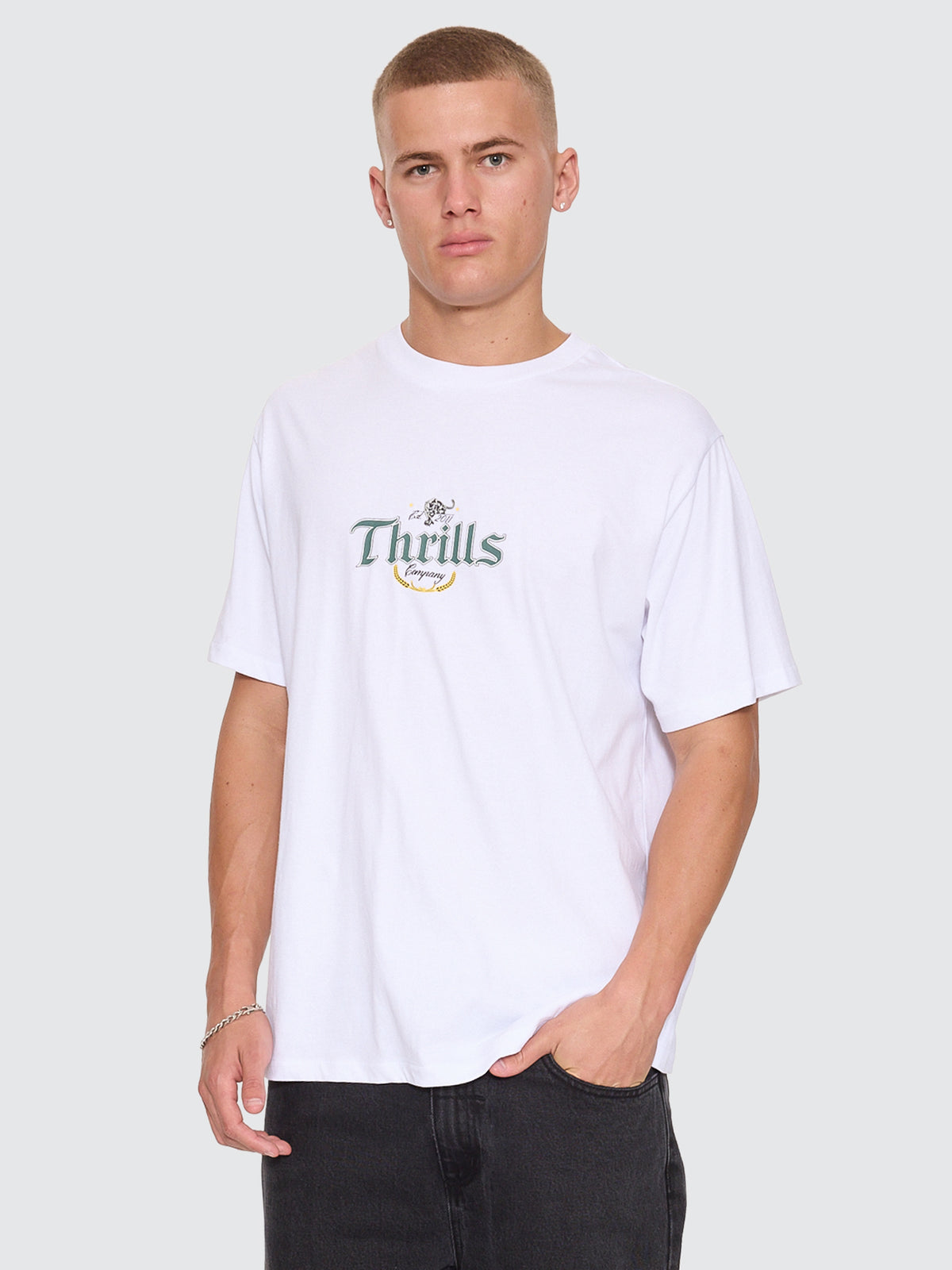 Twist Off Merch Tee - White