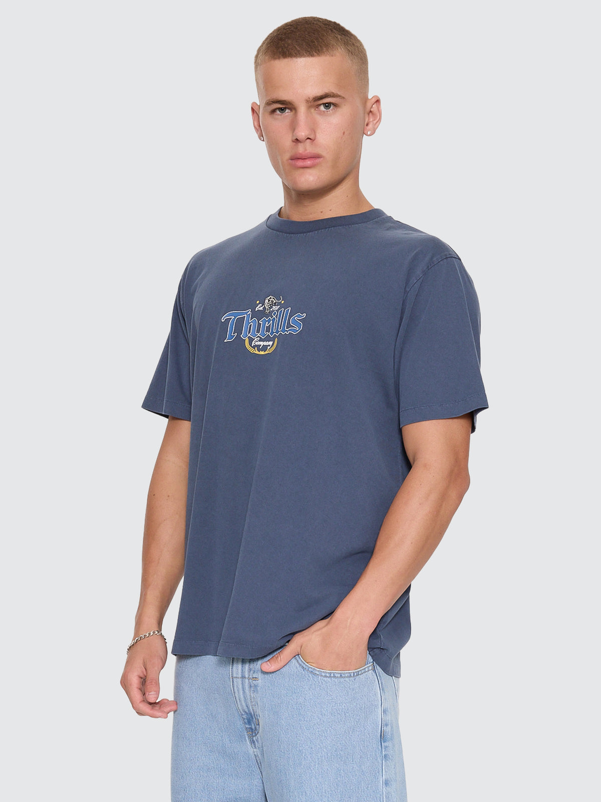 Twist Off Merch Tee - Heritage Navy