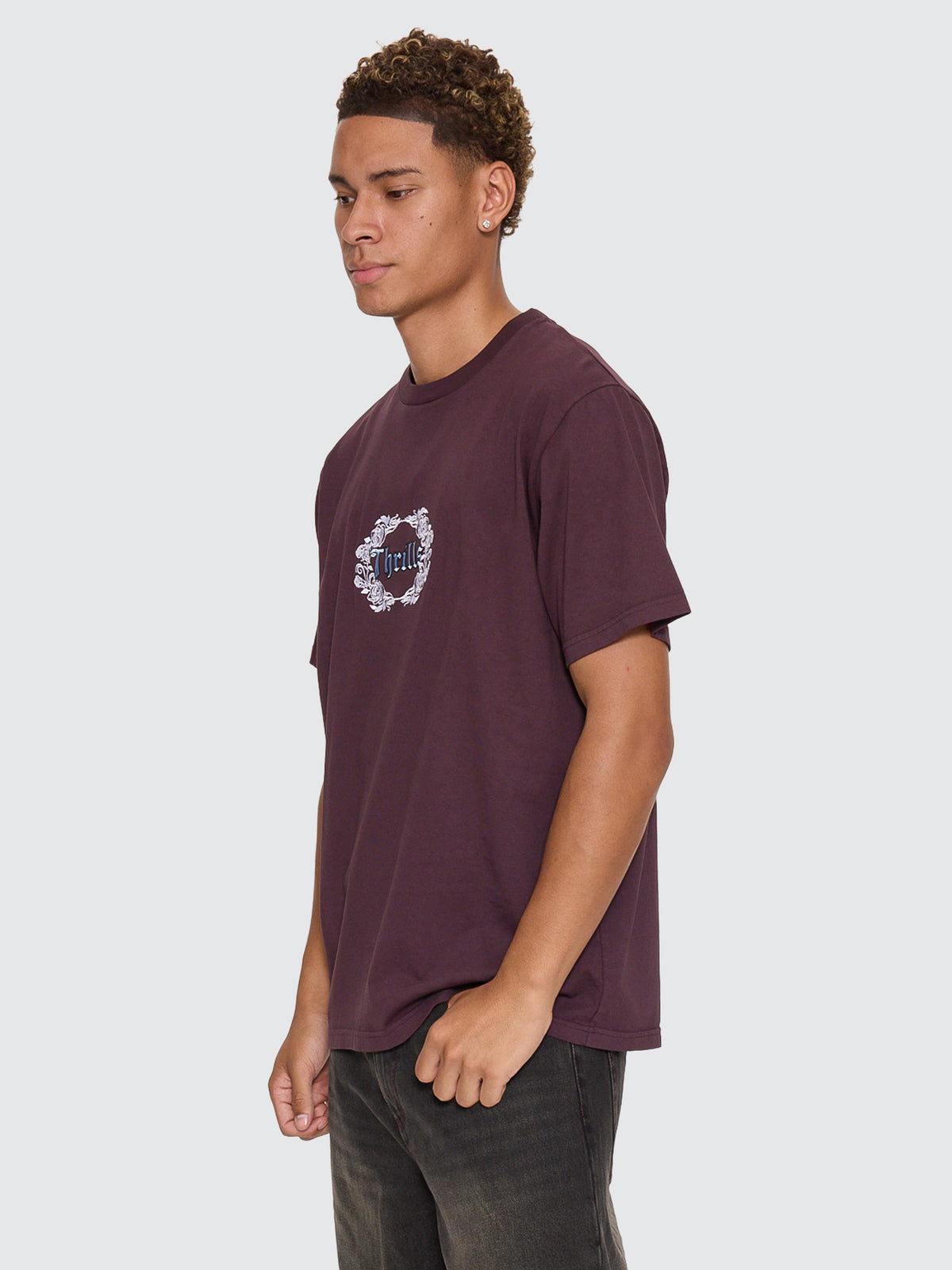Wreath Of Desire Embro Merch Tee - Aubergine
