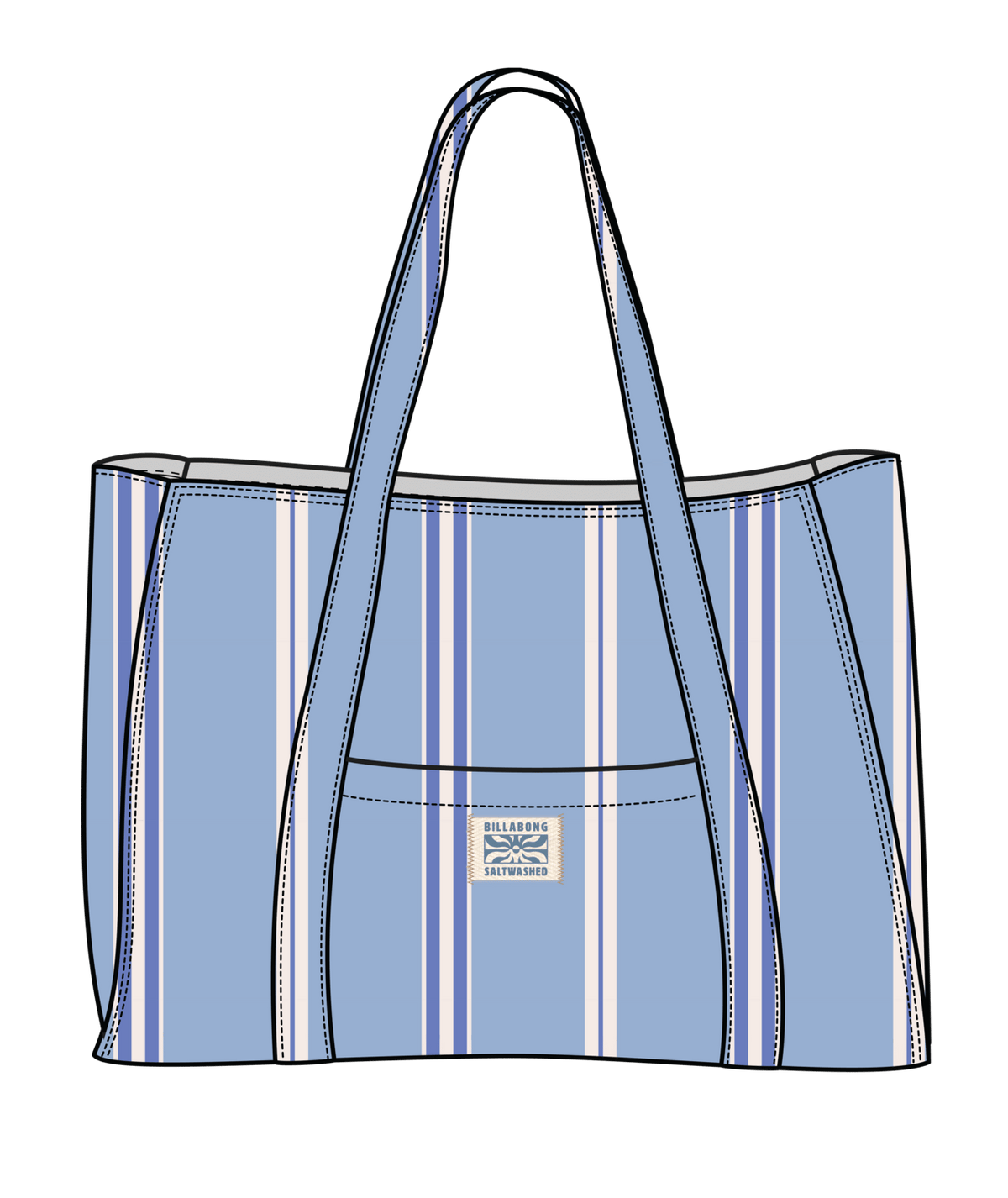 Salt Air Stripe Tote