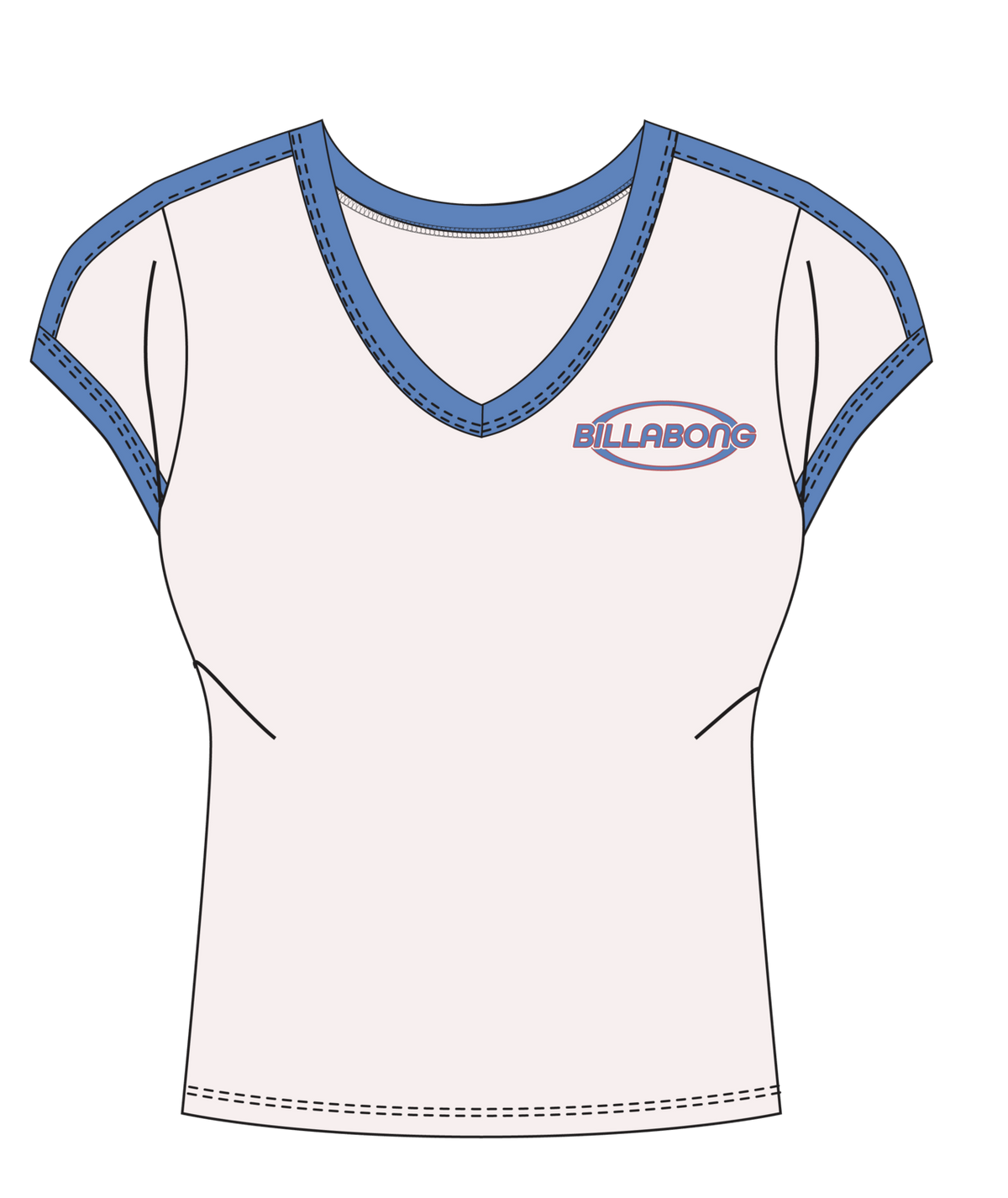 Surf Vibe V Neck Tee