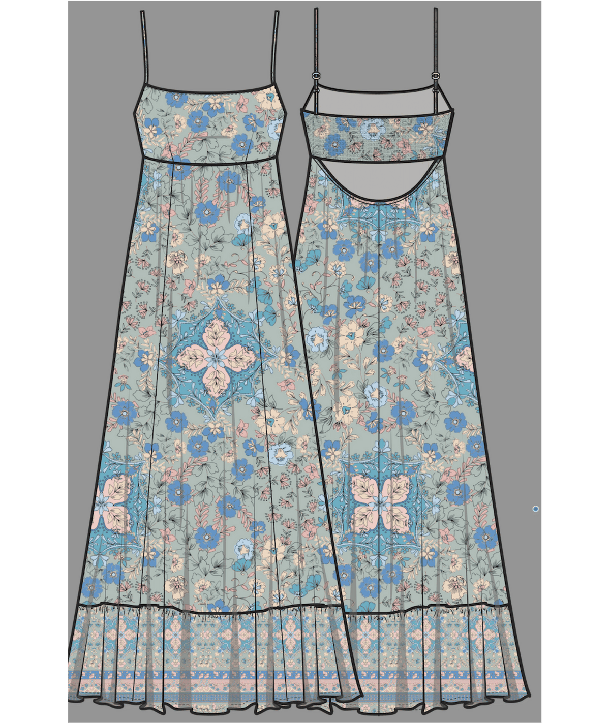Sunset Nomad Dress