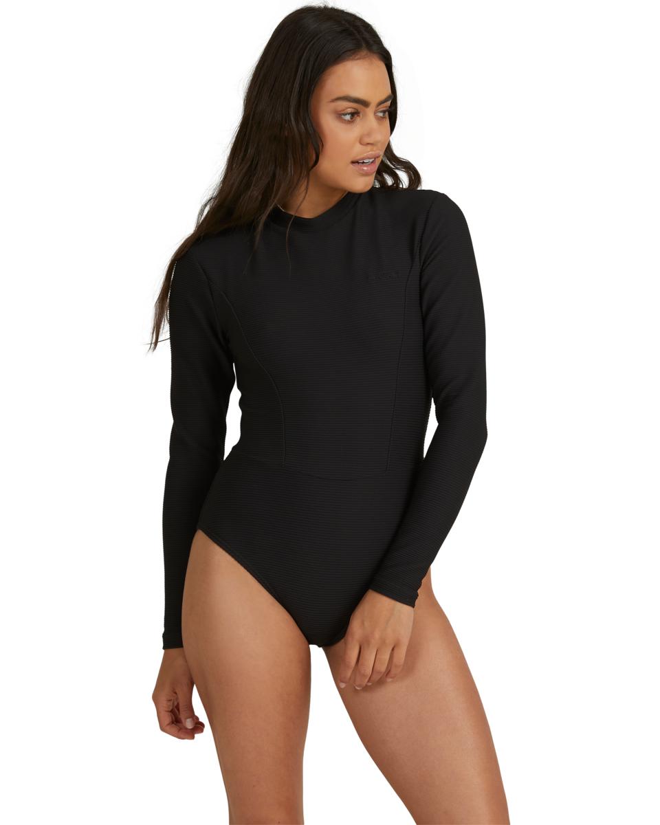 Tanlines  - Long Sleeves UPF 50 One-Piece Swimsuit for Women