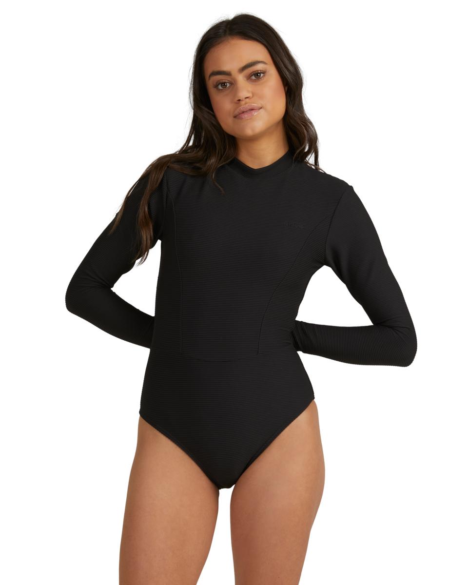 Tanlines  - Long Sleeves UPF 50 One-Piece Swimsuit for Women