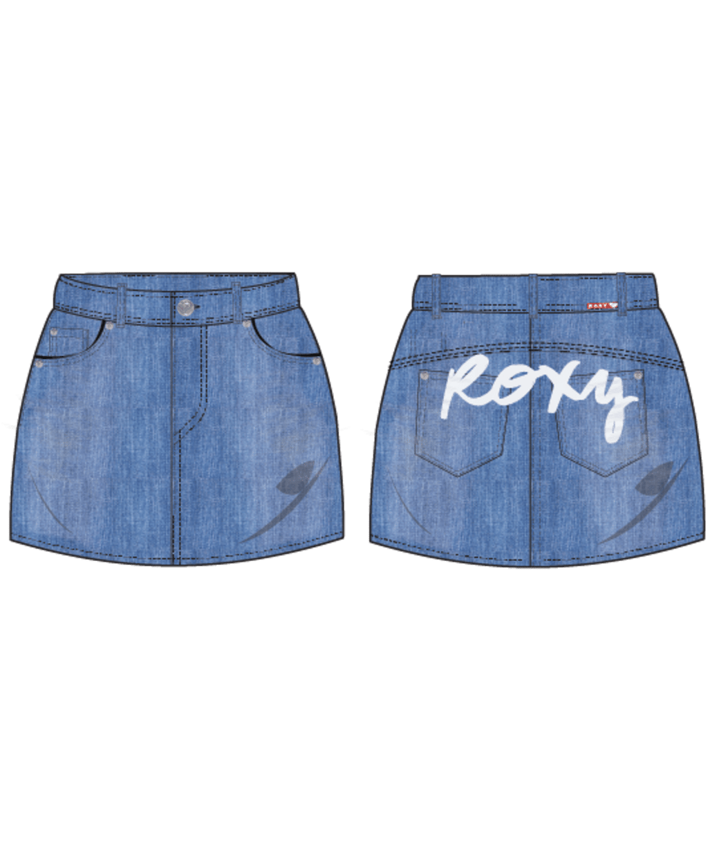 Rg Backslider Denim Skirt