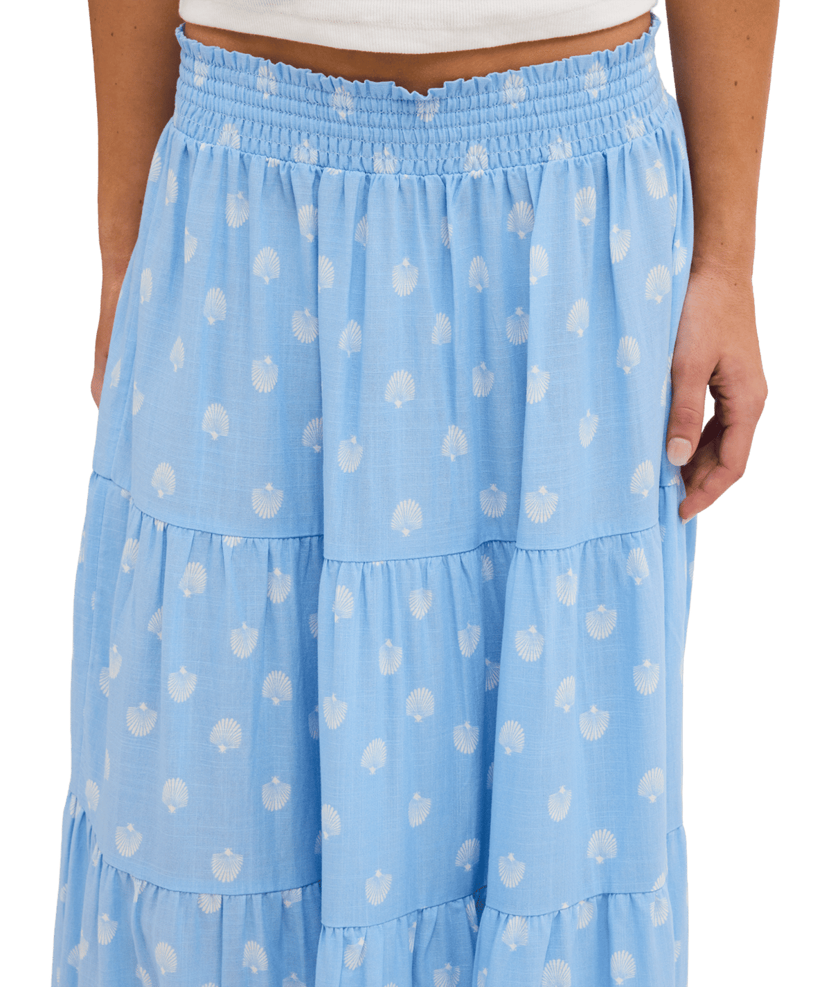 Cactus Flower Maxi Skirt