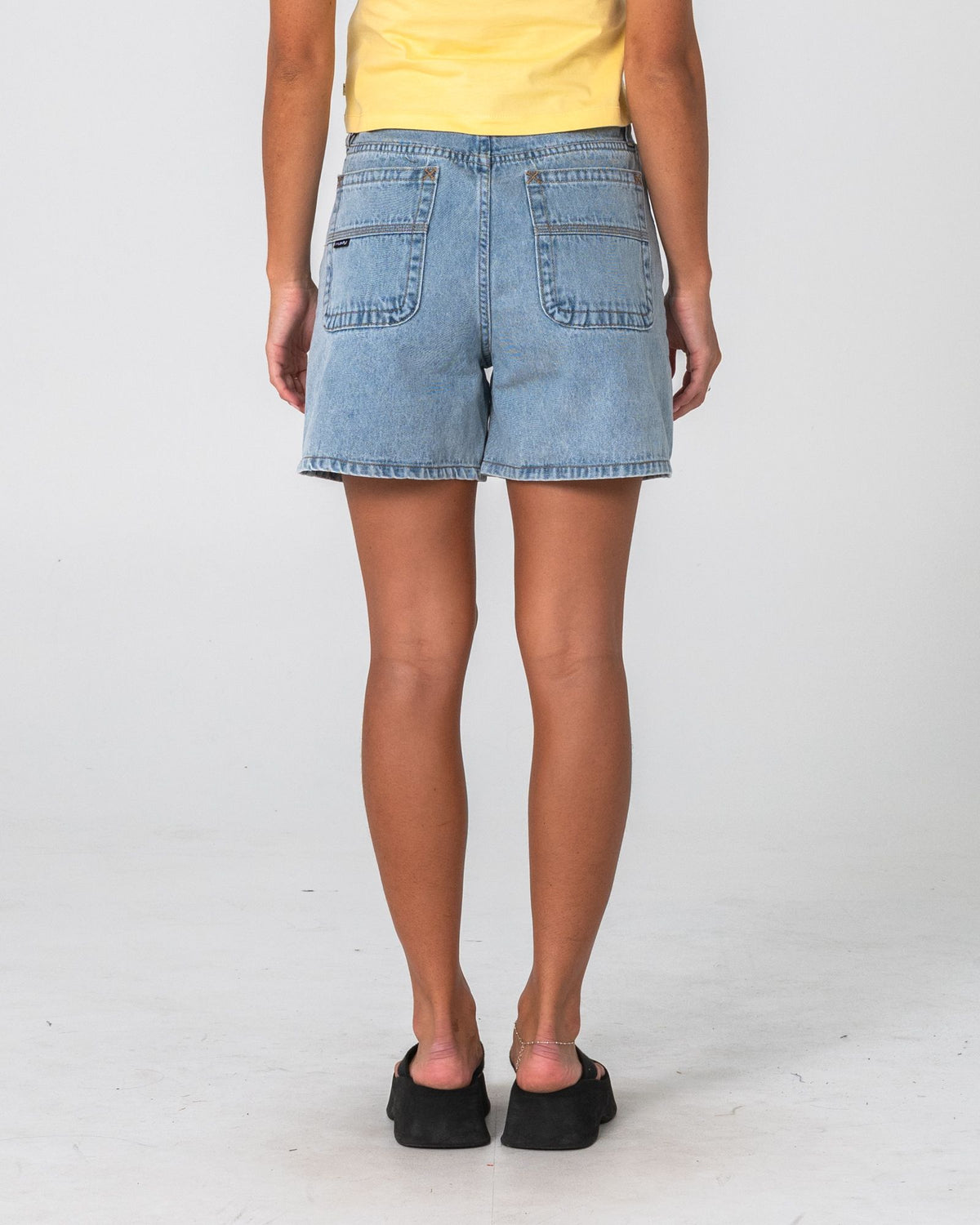 Cyprus High Waisted Denim Short