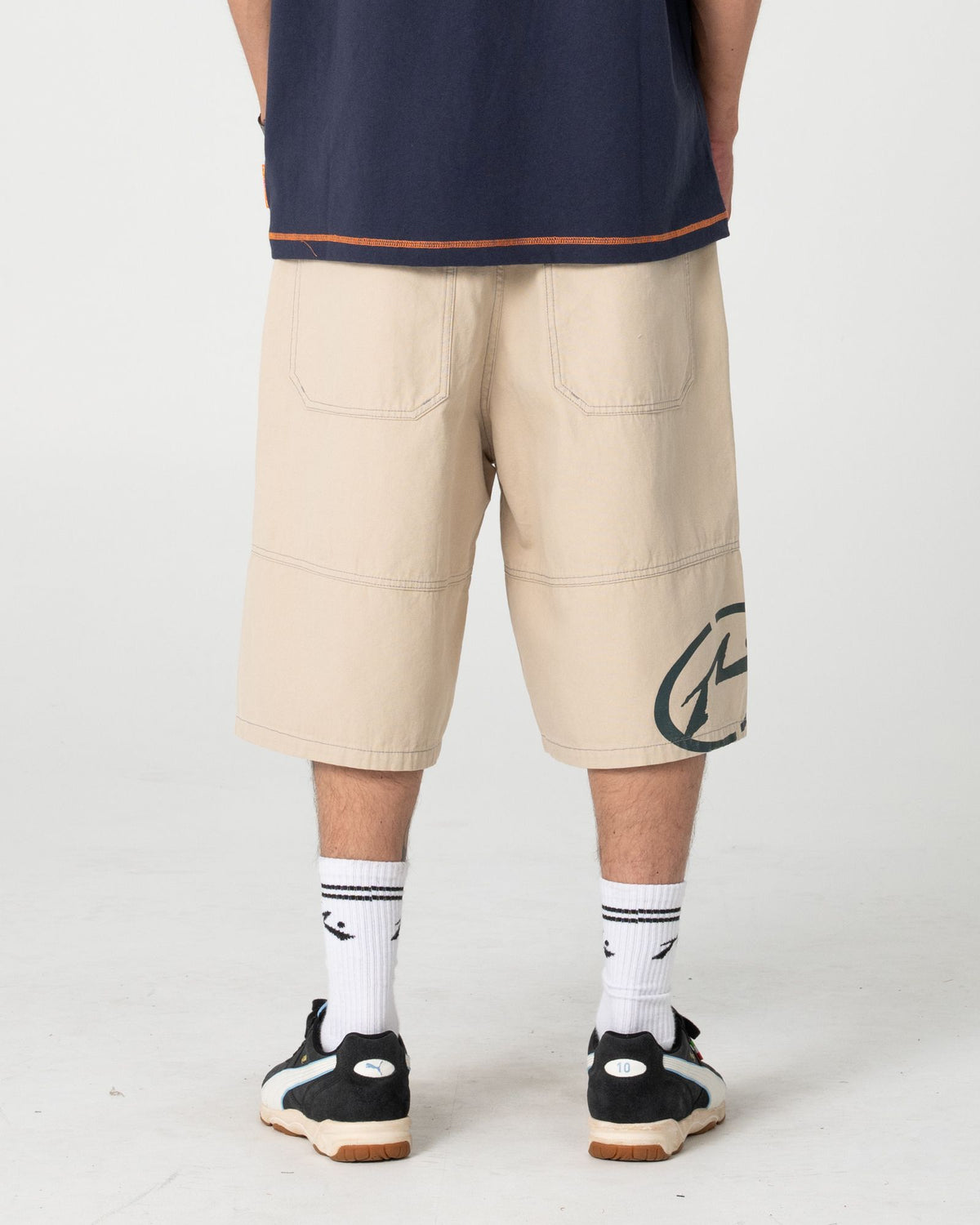 Slapon Panel Baggy Short