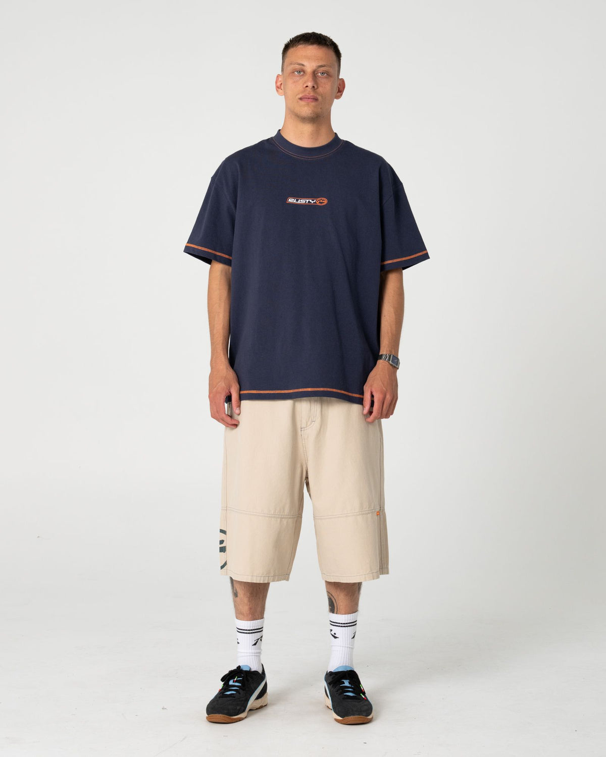 Slapon Panel Baggy Short