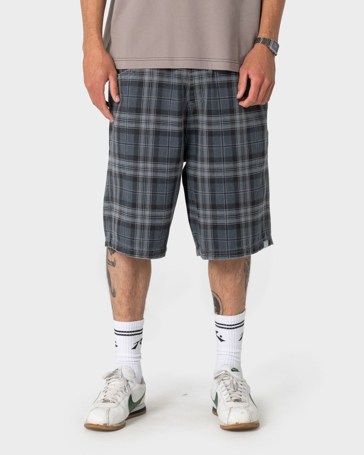 X-press Baggy Plaid Short